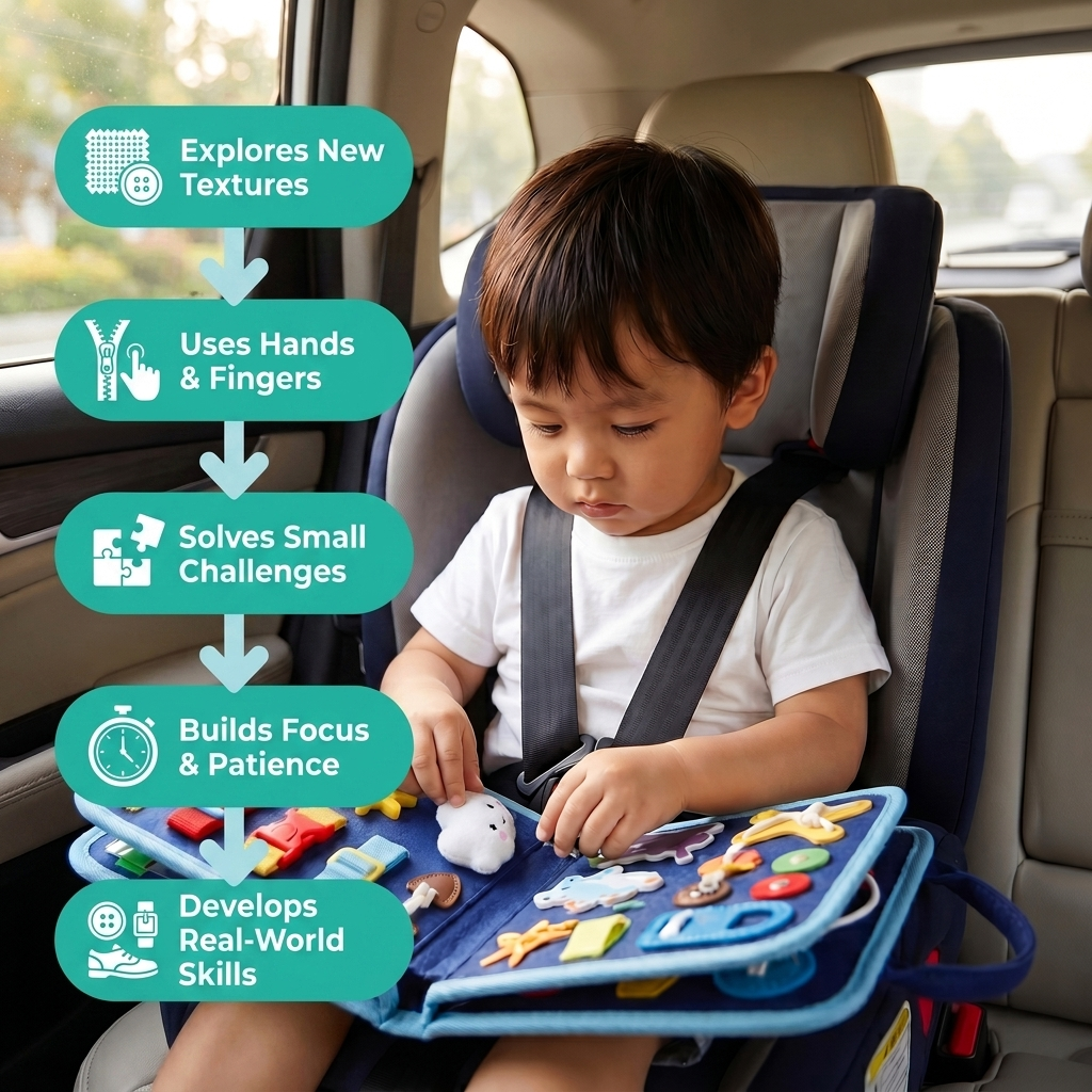 CuddleCom™ Montessori Busy Board