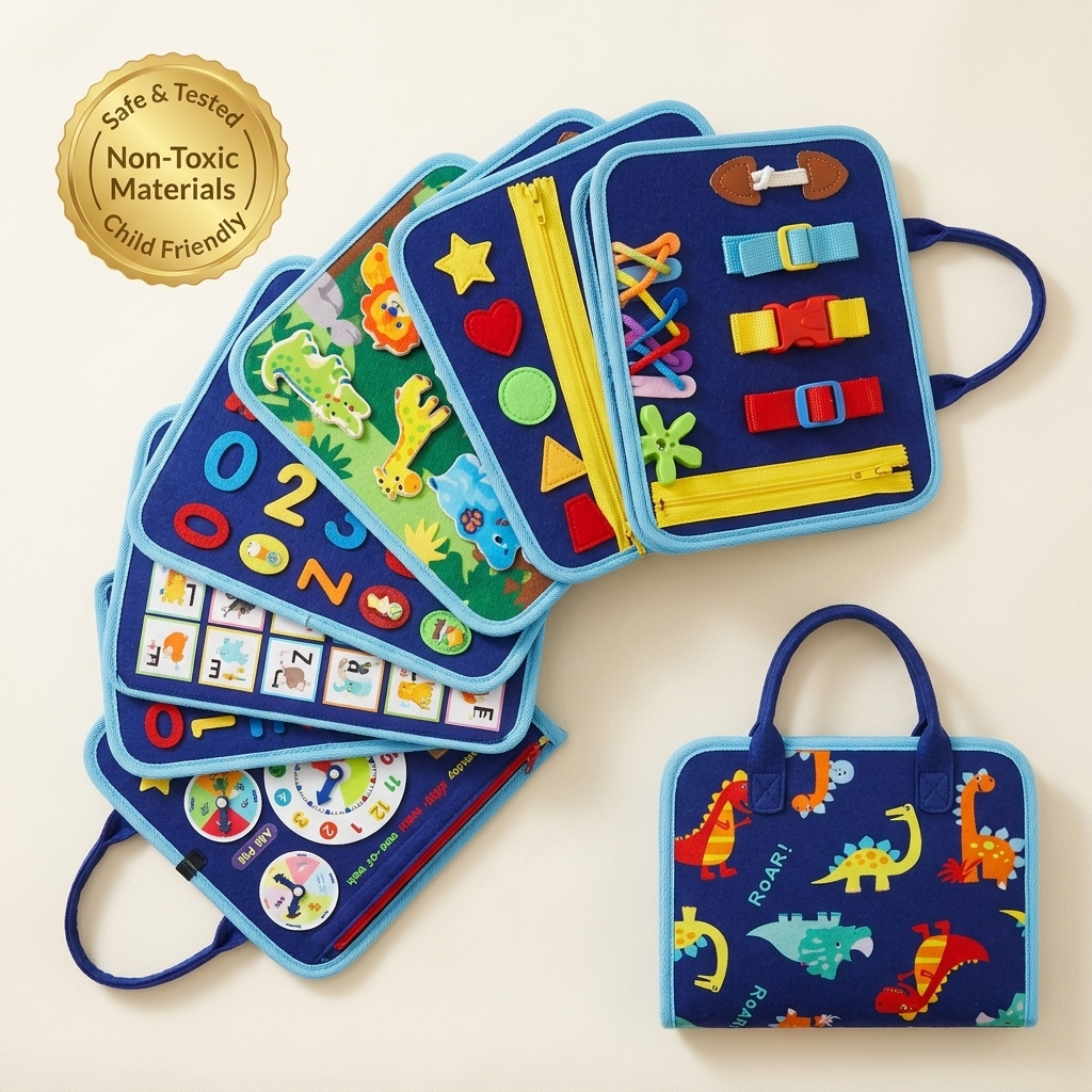 CuddleCom™ Montessori Busy Board
